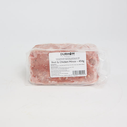 Durham Singles 454g Chicken & Beef Mince