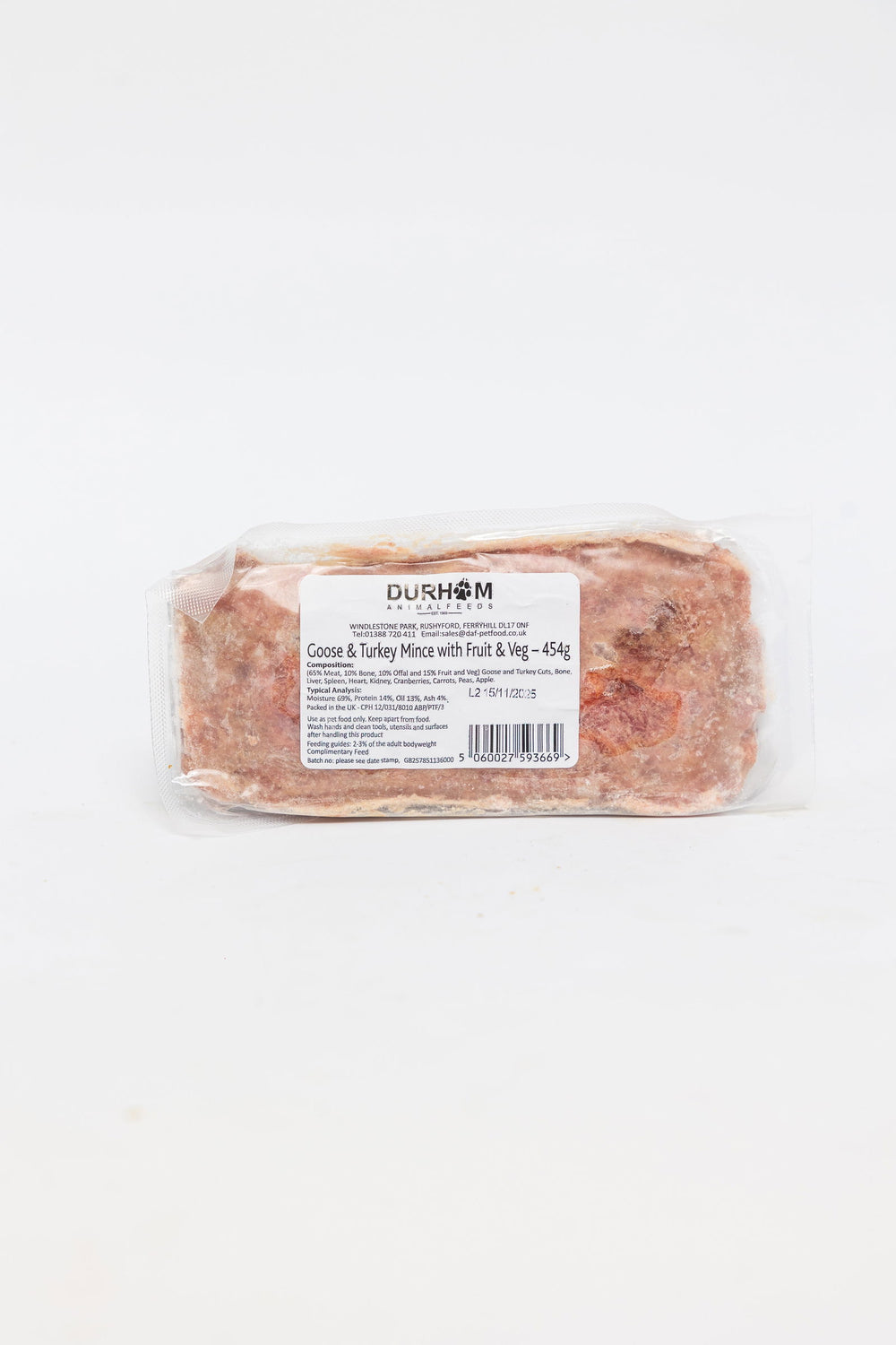 Durham Singles 454g Goose Turkey With Cr
