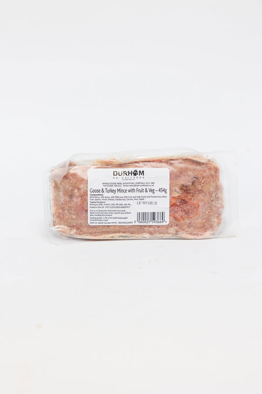 Durham Singles 454g Goose Turkey With Cr - Raw To Your Door