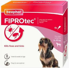 Fiprotec Flea Treatment 2-10kg 4 pack