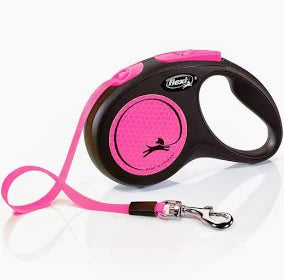 Flexi Lead Tape 5m Black/pink Large