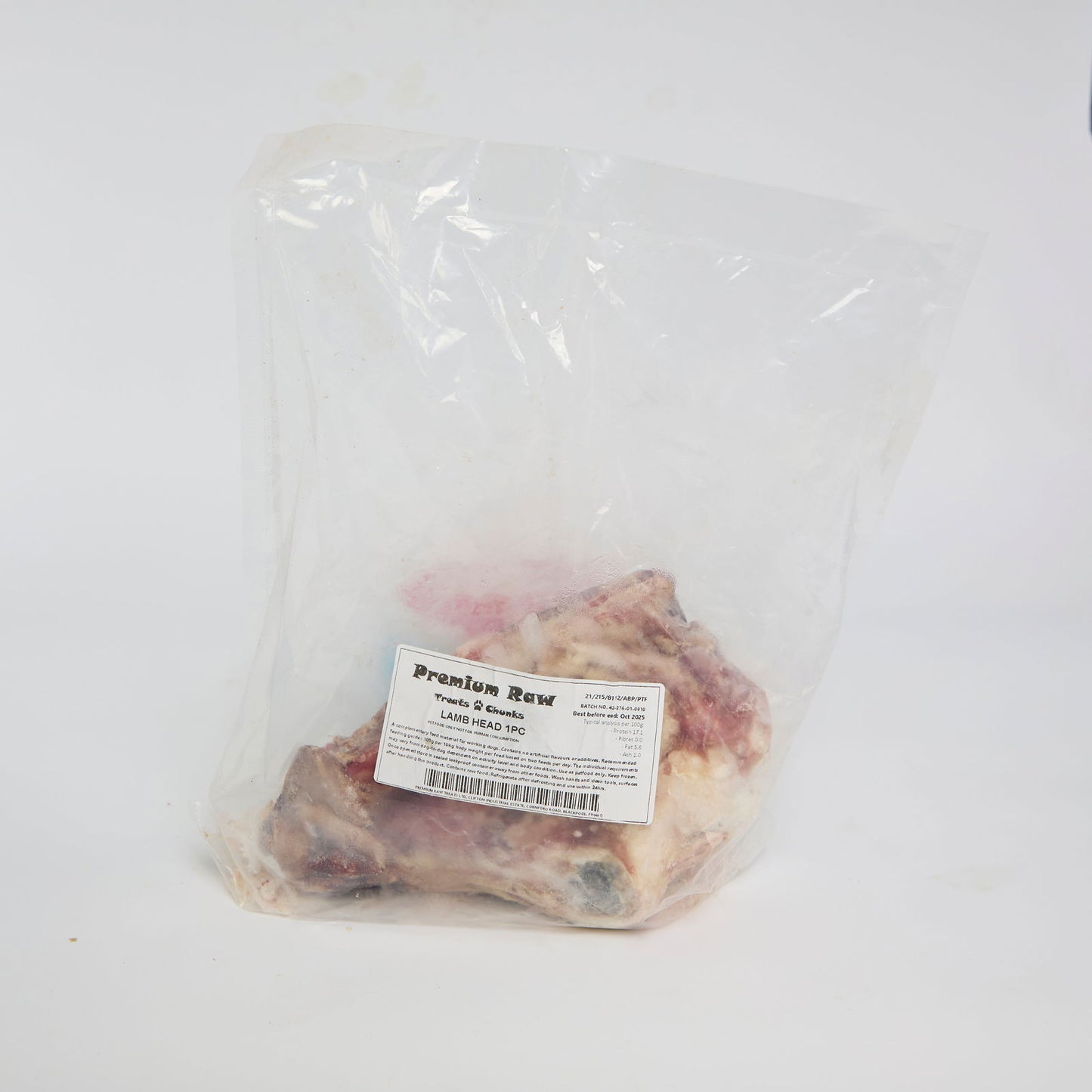 Frozen Lamb Head - Raw To Your Door