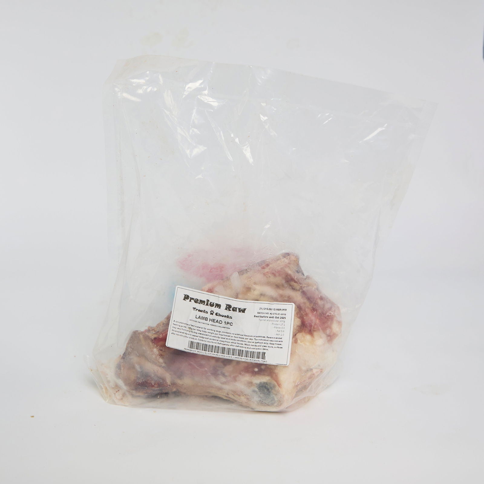 Frozen Lamb Head - Raw To Your Door