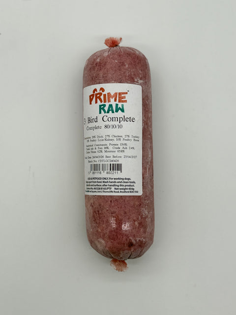 Prime Raw 3 Bird Complete 454g