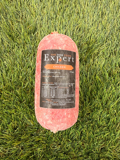 The Dog Food Expert Chicken Mince Sausage 500g