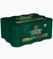 Gelert Country choice working Tinned dog food 12x400g