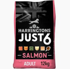Harringtons Just 6 Dry Salmon 12kg