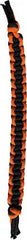 Hem & Boo Braided Tug Bite Resistant Covered Rope 90cm Black & Orange