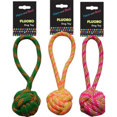 Hem & Boo Fluoro Long Handle Rope Ball M