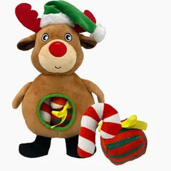 Hem & Boo Reindeer With Presents Soft Toy 40x16x12