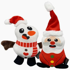 Hem & Boo Snowman & Father Xmas Twin Pack 27x10x5cm