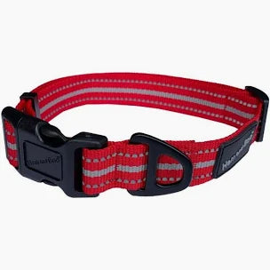 Hem & Boo Sports Collar Medium Red