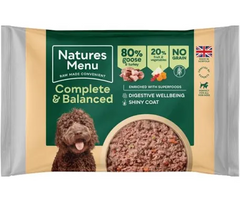 Natures Menu Goose & Turkey Complete Block 500g