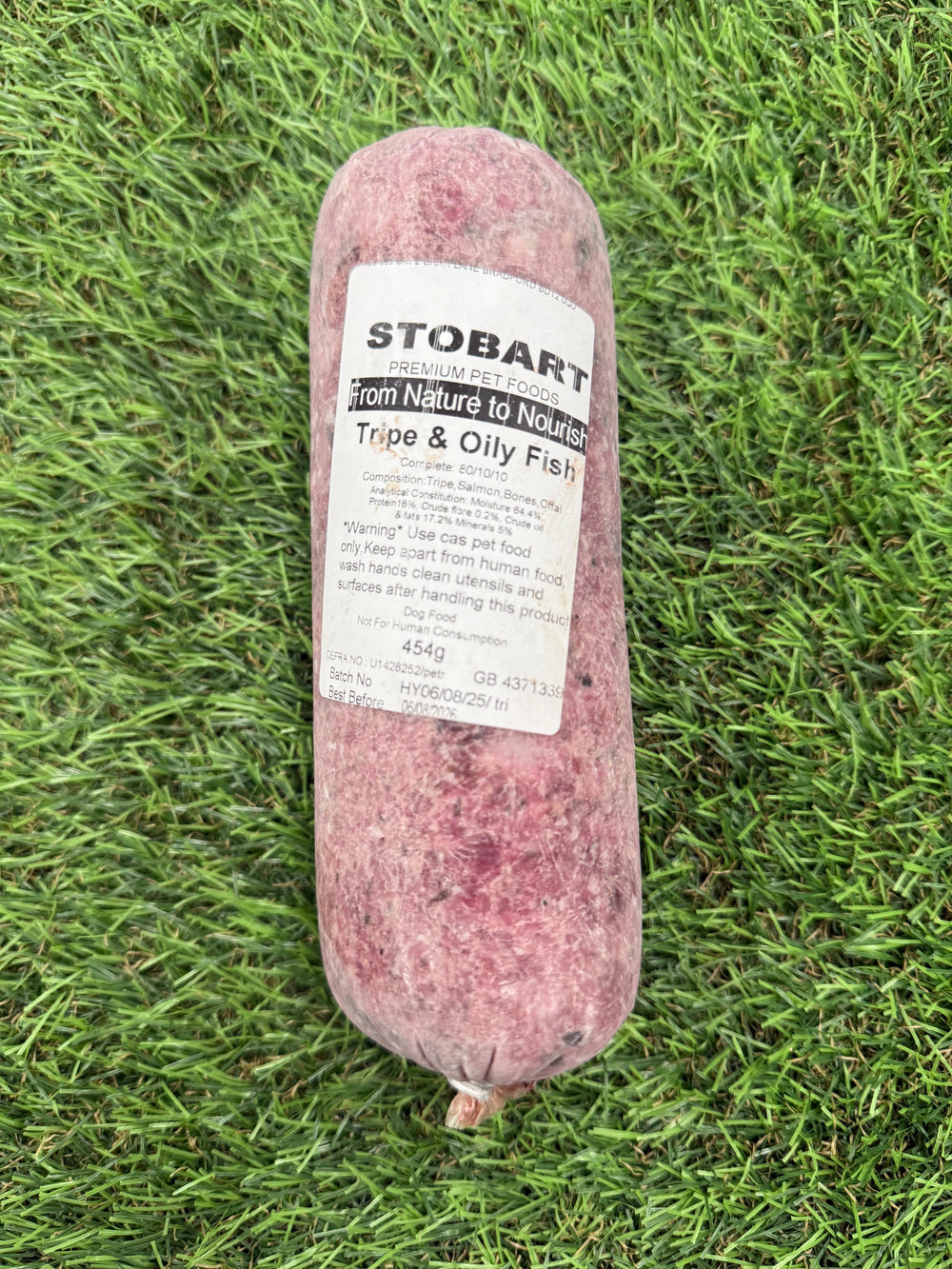 Stobart Raw Tripe &Oily fish complete 454g