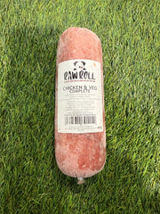Raw Rolls Chicken Veg Complete Chubb 460g