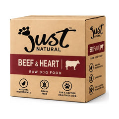 Just Natural Beef & Heart Full Box 20x454g