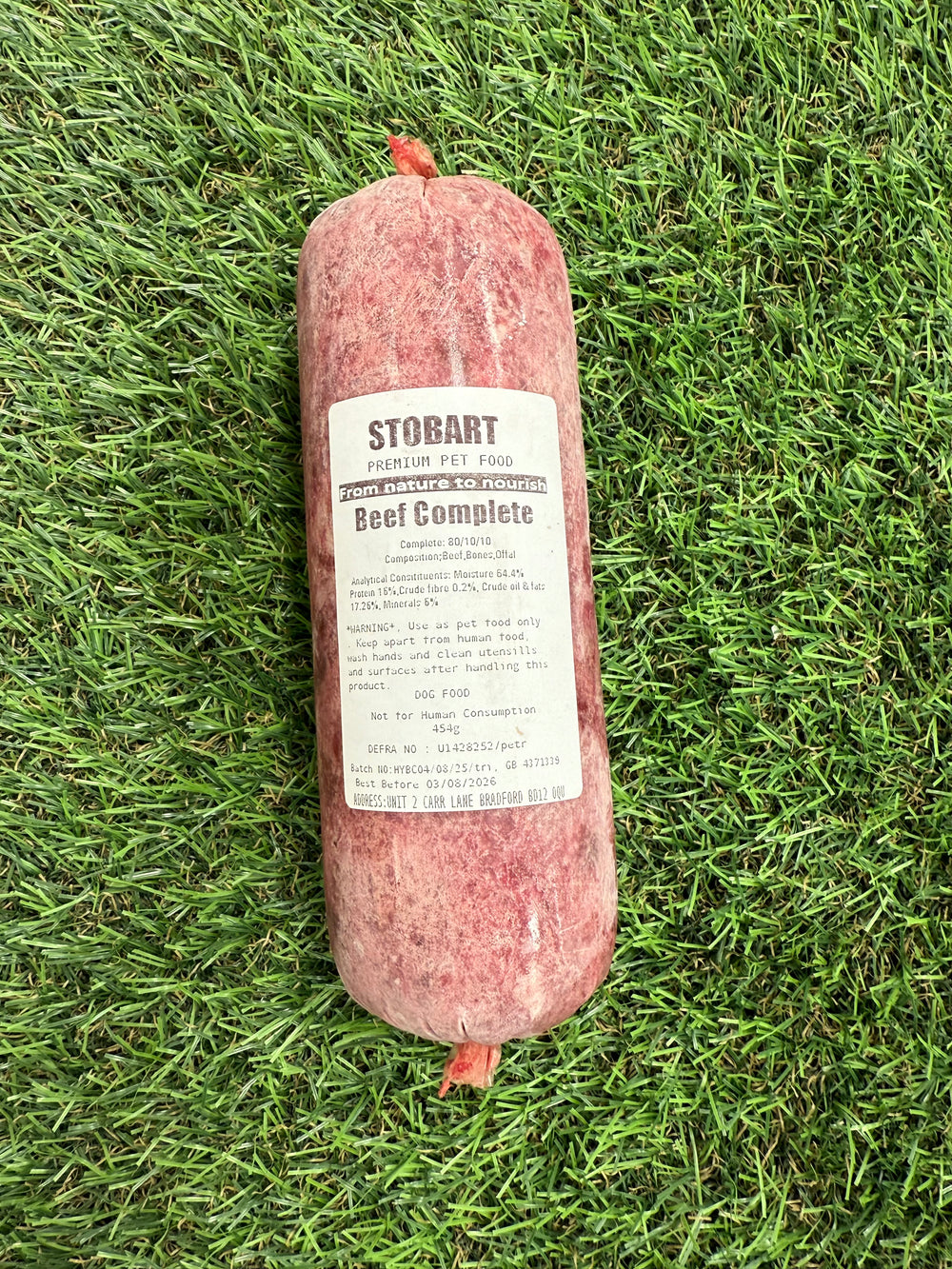 Stobart Raw Beef Complete 454g