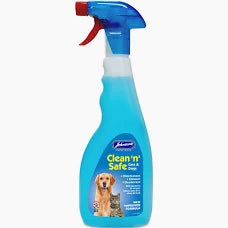 Johnson’s clean N Safe spray
