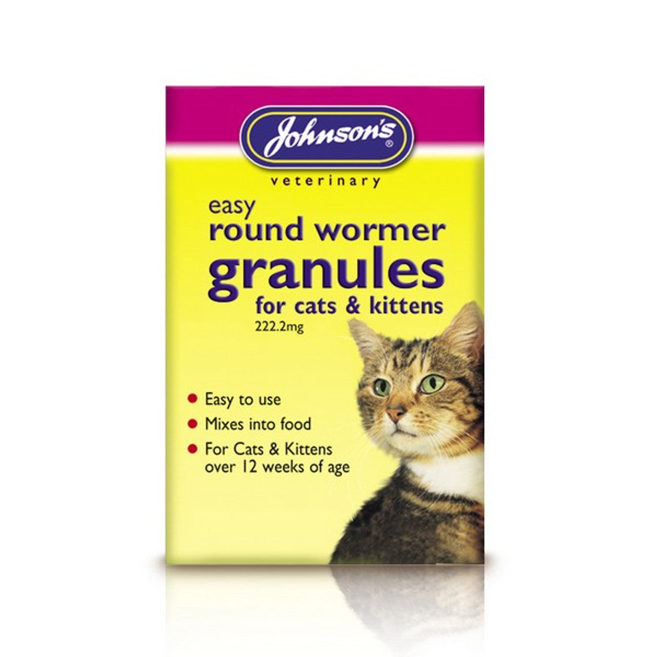 Johnsons Round Wormer Granules for Cats & Kittens