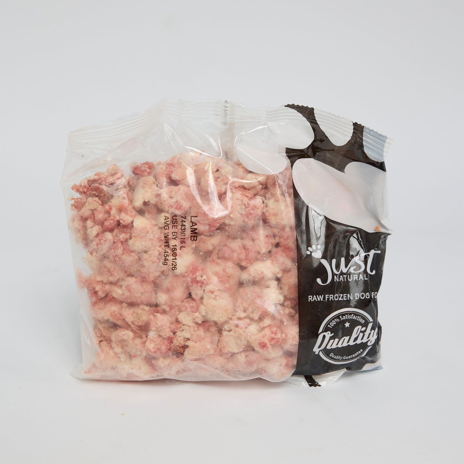 Just Natural Lamb 454g - Raw To Your Door