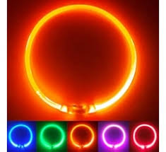 LED Loop Collars Orange