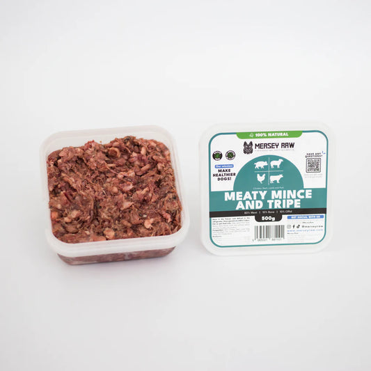 Mersey Raw Meaty Mince & Tripe 500g