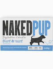 Naked Dog Puppy WD Surf Turf 2x500g