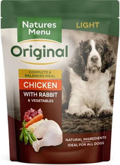 Natures Menu Chicken with Rabbit & Vegetables 300g Pouch