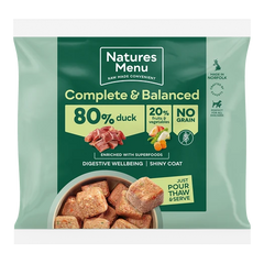 Natures Menu 80/20 Duck Nuggets 1kg - Raw To Your Door