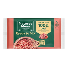 Natures Menu Beef Mince 2kg FreeFlow - Raw To Your Door