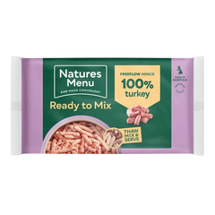 Natures Menu Turkey Mince 2kg FreeFlow - Raw To Your Door