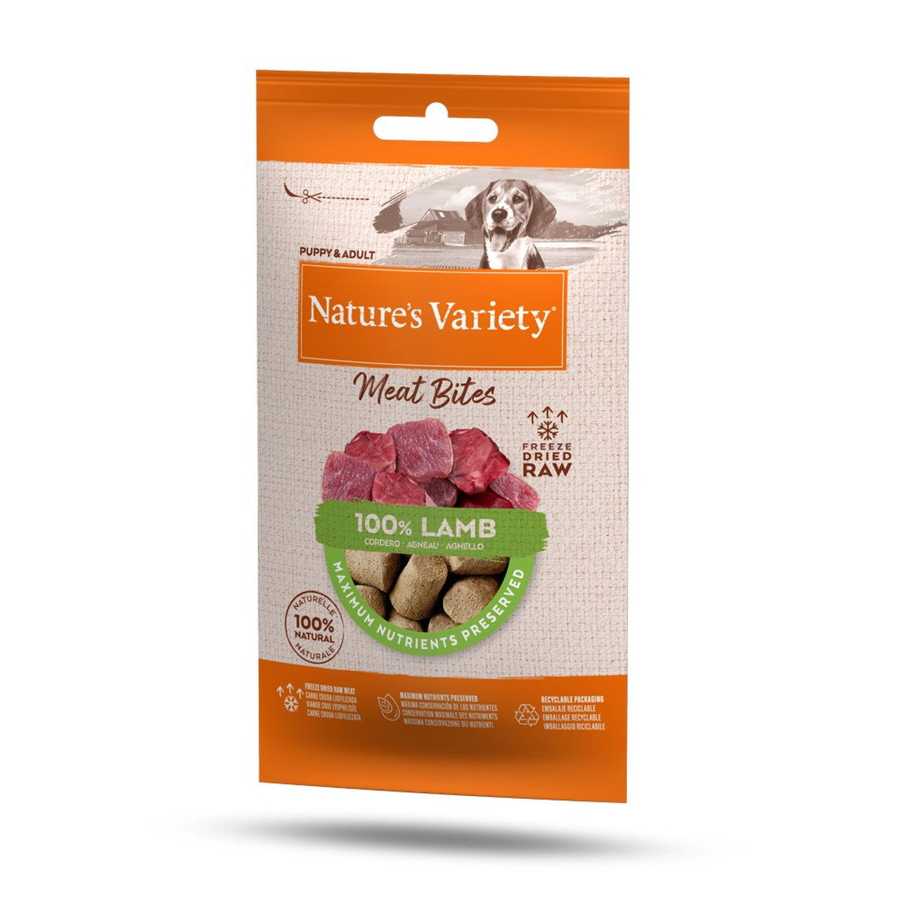 Natures Variety Freeze Dried Bites Lamb 20g - Raw To Your Door