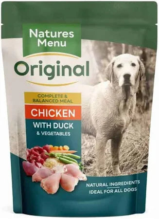 Natures menu Chicken with duck & veg Pouch 300g