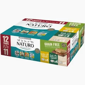 Naturo Adult Grain Free Mixed 11x400g trays