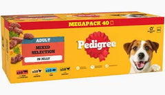 Pedigree Mixed Chunks in Jelly 40x100g Pouches