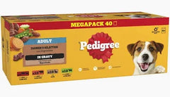 Pedigree Mixed Chunks in gravy 40 x100g Pouches