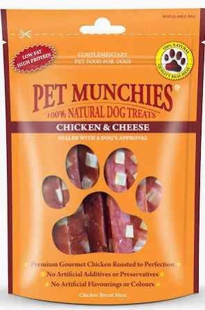 Pet Munchies Chicken & Cheese 100g