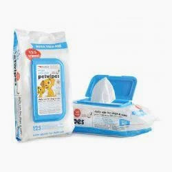 Petkin Mega Value Wipes 125pck