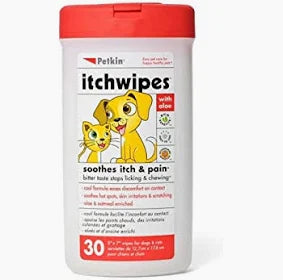 Petkin itchwipes 30pk