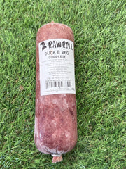 Raw Rolls Duck & Veg Chubb 460g