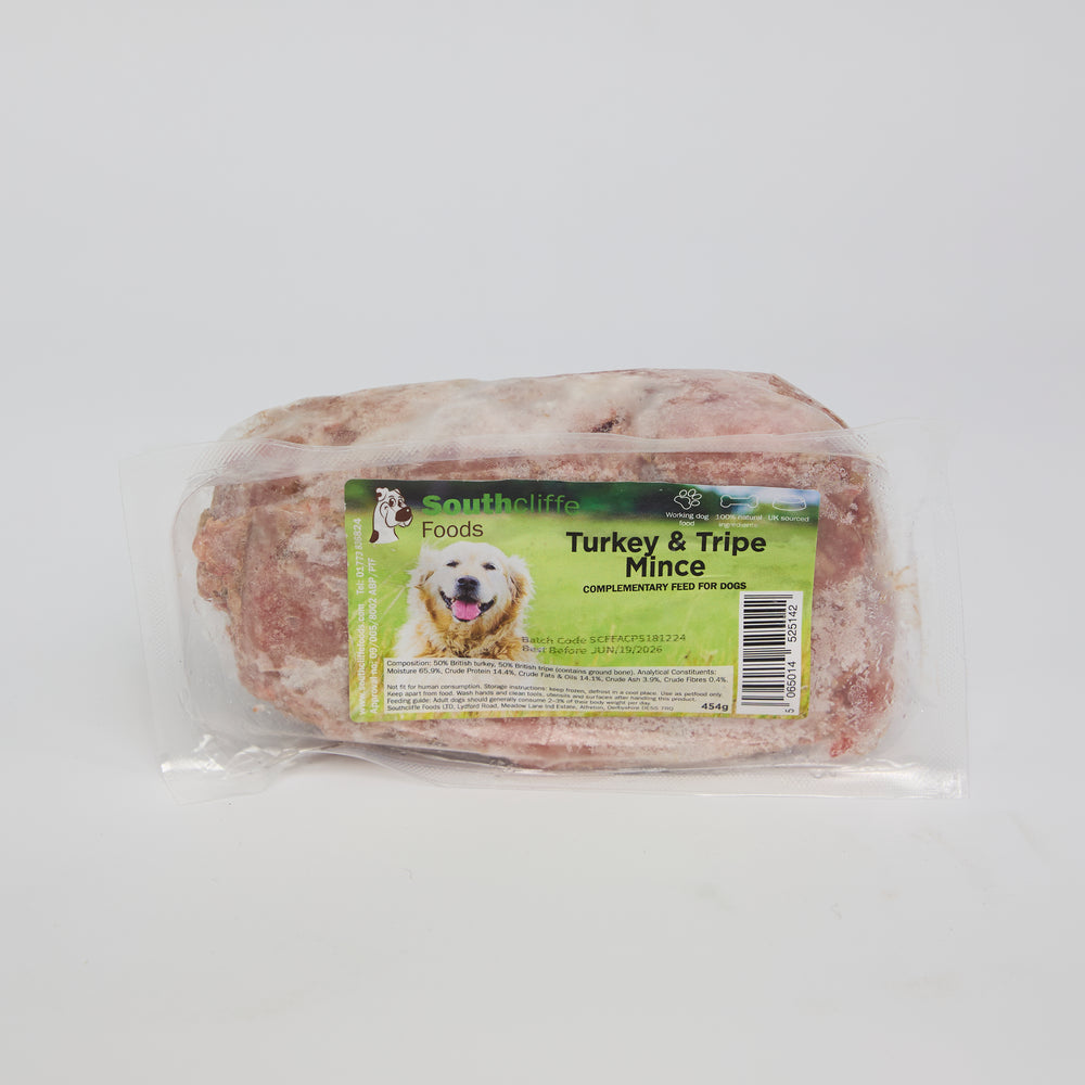 Southcliffe Turkey Tripe Single block 454g