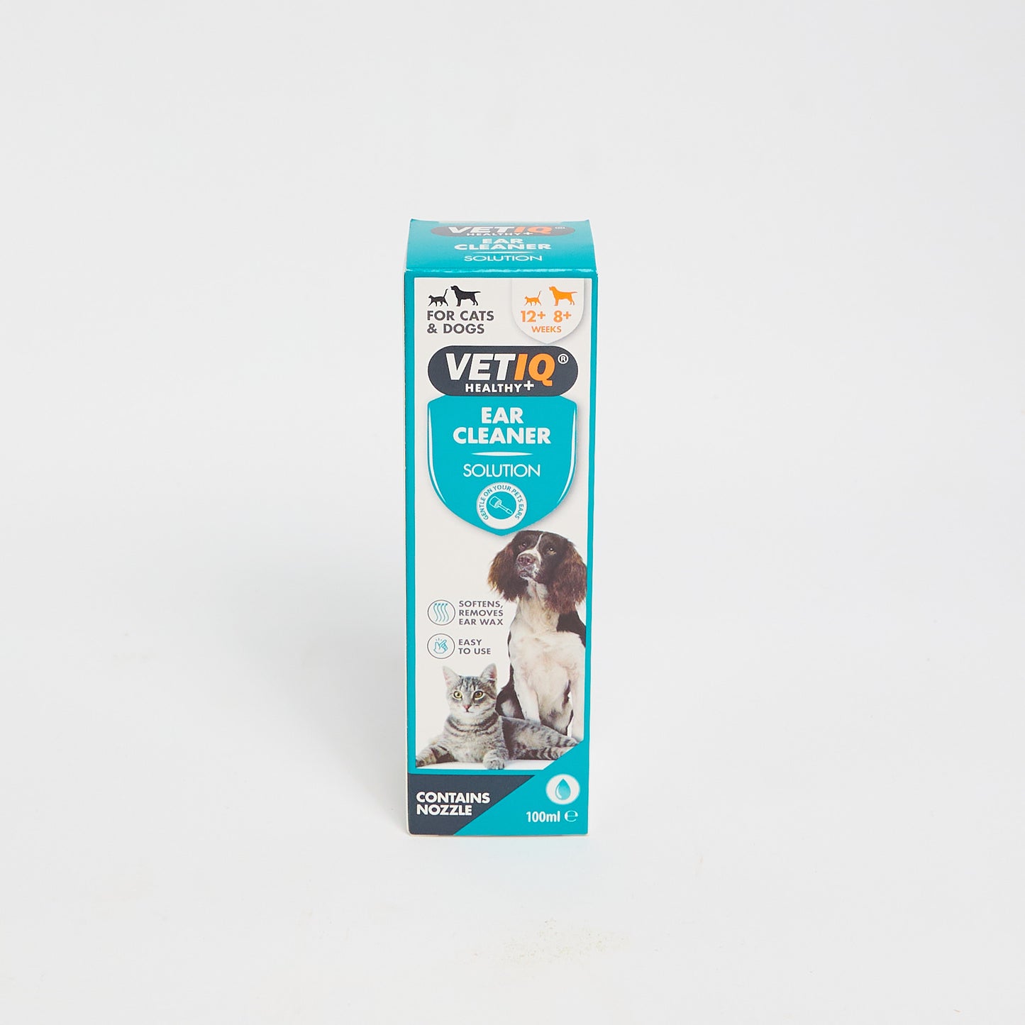 M & C VetIQ Ear Cleaner For Dogs and Cats 100ml
