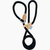 Dog & Co Super soft 14mm Rope Slip Lead Black