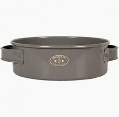 Branbury Tin Feeding Bowl grey Large