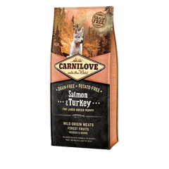 Carnilove Salmon & Turkey Large Breed Puppy 12kg