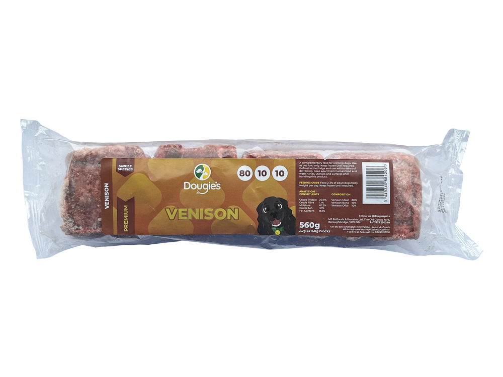 Dougies Venison 80/10/10 560g