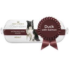 First Choice Duck & Salmon 80/10/10 Sausage 1kg