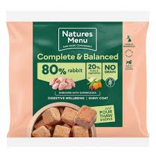 Natures menu 80/20 Rabbit & Turkey Nuggets 1kg