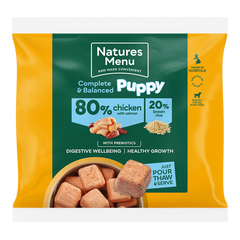 Natures Menu 80/20 Chicken With Salmon Puppy  Nuggets 1kg