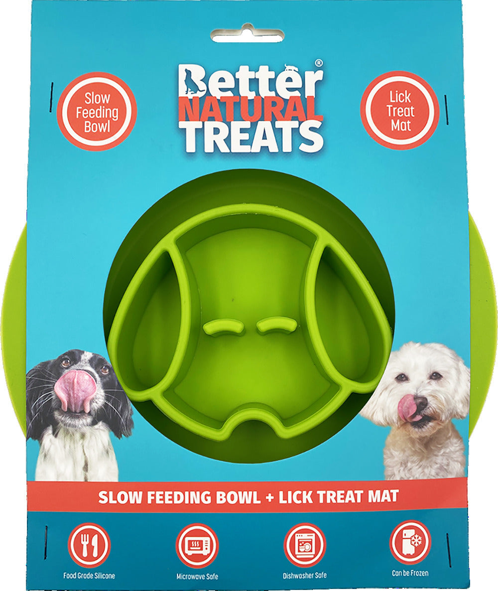 BNT Dual Dog Bowl (Slow Feeder and Lick treat mat)